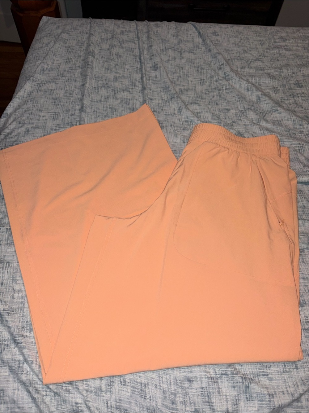 Lululemon swift wide leg mid rise Peach Elastic-Waist Casual Pants size 14